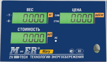 Пленочная панель передняя 223 АС LCD в Хабаровске