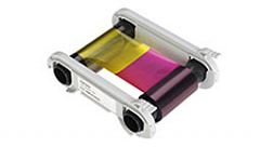 Полноцветная лента (YMCKO) на 500 оттисков с чистящим роликом; для принтера Advent SOLID 700 в Хабаровске